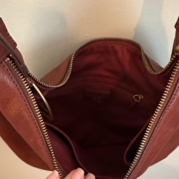 Margot Brown Real Leather Shoulder Bag - Picture 7 of 10